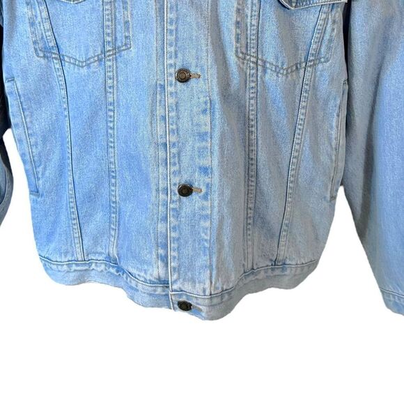 VINTAGE BUGLE BOY DENIM TRUCKER JACKET - Picture 3 of 12